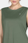 Zelocity Quick Dry Contour Tank Top - Four Leaf Clover — thumbnail 5